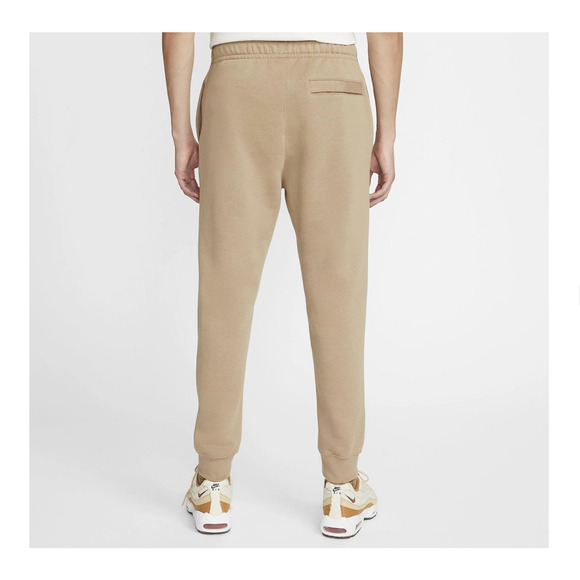Nike Sportswear Fleece Joggers Sweatpants Khaki Tapered Leg Mens XL 716830 247 - Picture 2 of 13